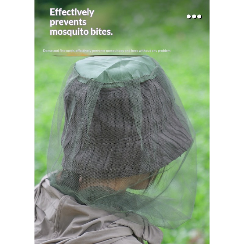 Outdoor Camping Mosquito Net - 뜨거운 판매 개폐식 모기장 모자 곤충