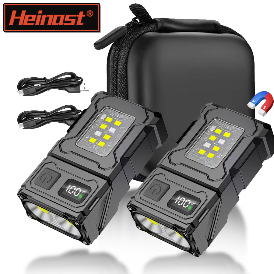 Battery Outdoor Camping - 미니 휴대용 LED COB 손전등 헤드