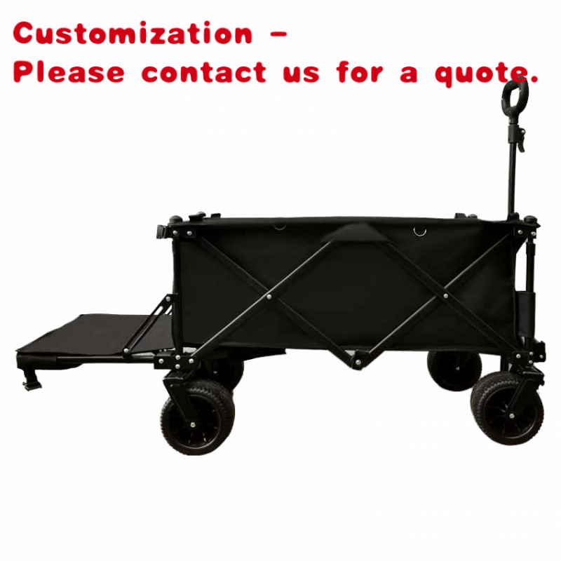 Outdoor Camping Vehicle Wagon - 휴대용 스테인리스 접이식 웨건 실용적인 야외