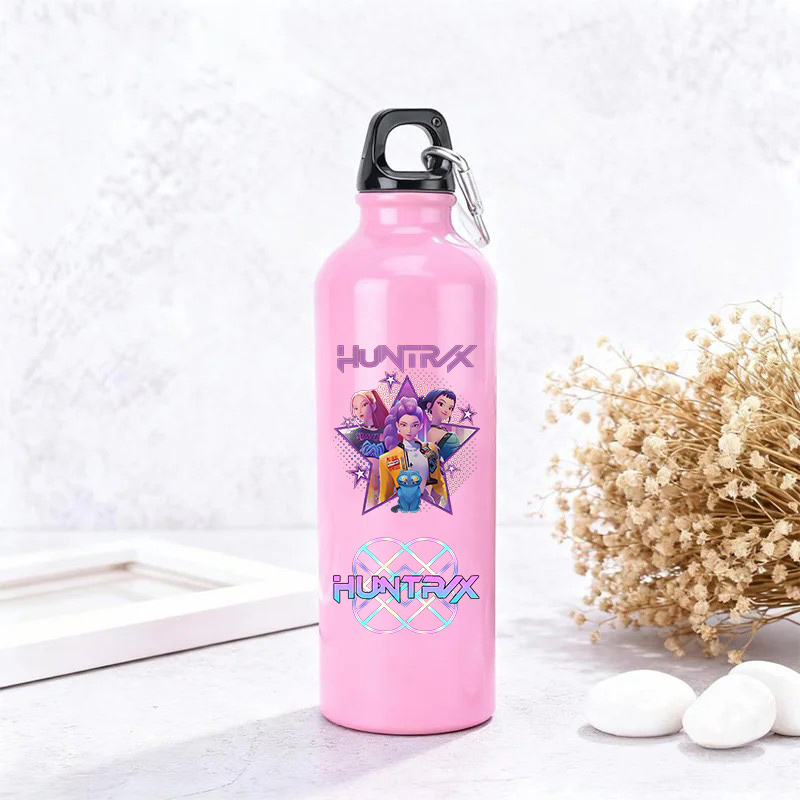 Outdoor Camping Kettle - 애니메이션 피규어 알루미늄 물병 야외 자전거