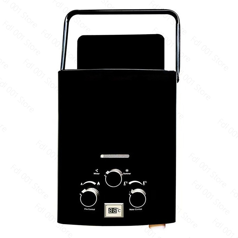 Outdoor Camping Hot Water Shower - 6L 휴대용 무탱크 가스 온수기 야외