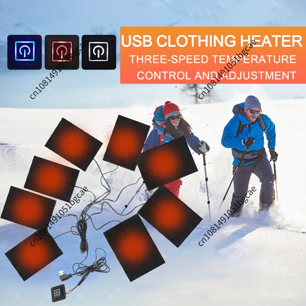 Outdoor Camping Jacket - USB 가열 패드 전기 천 히터