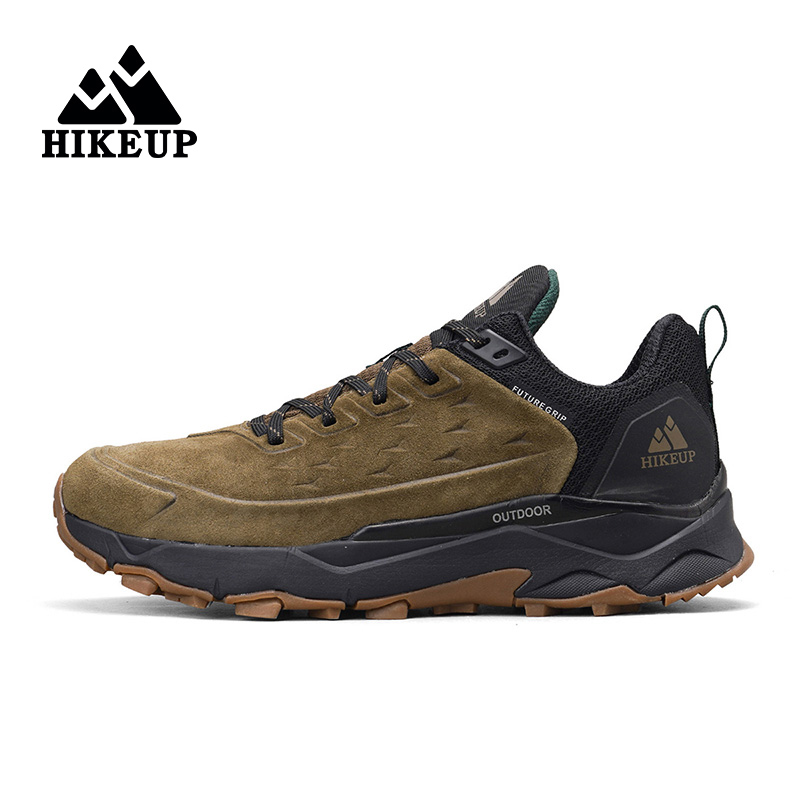 Outdoor Camping Carpet - HIKEUP 남성용 고무 밑창 쿠션 신발,