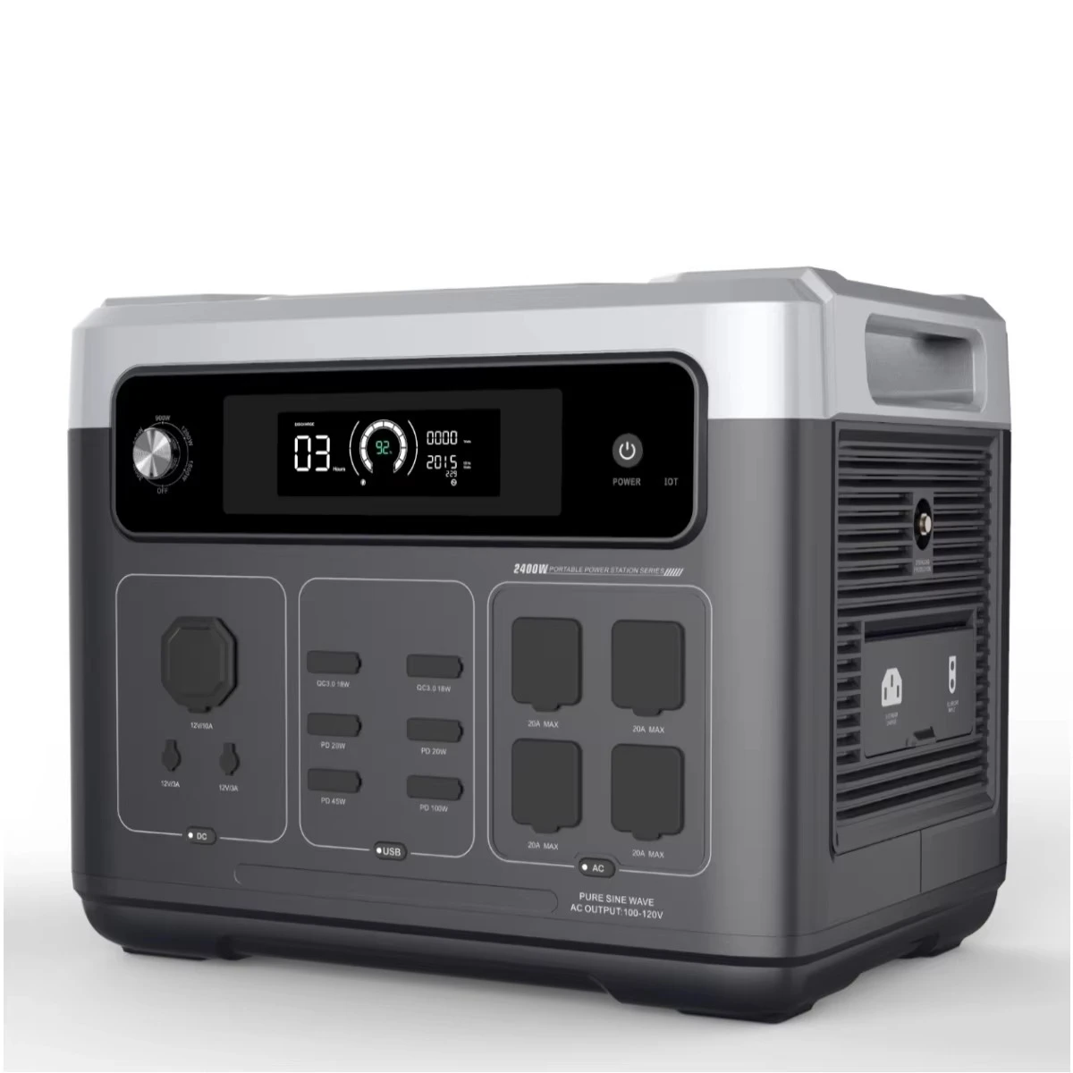 Portable Power Station - P2001 PLUS 2400W 휴대용 파워 스테이션