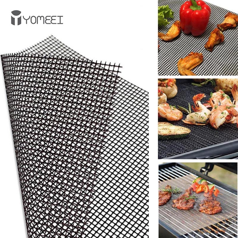Outdoor Camping Carpet - YOMEEI 1Pcs 바베큐 그릴 매트 그리드