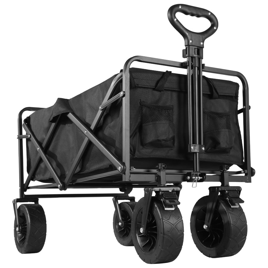 Outdoor Camping Van - 대용량 헤비듀티 접이식 왜건 카트, 야외