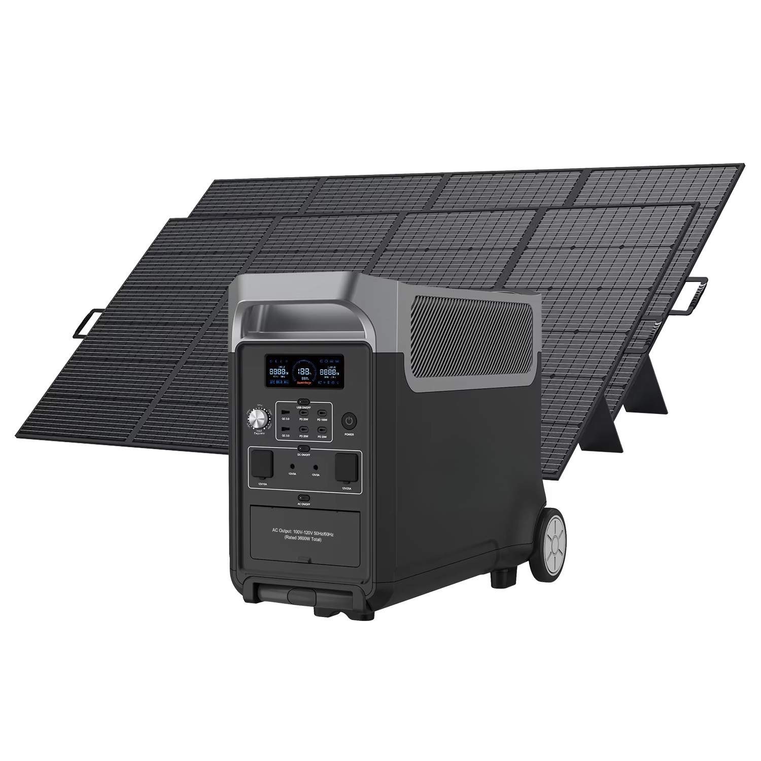 Portable Power Station - 포시봇 F3600 프로 발전기 태양광 패널