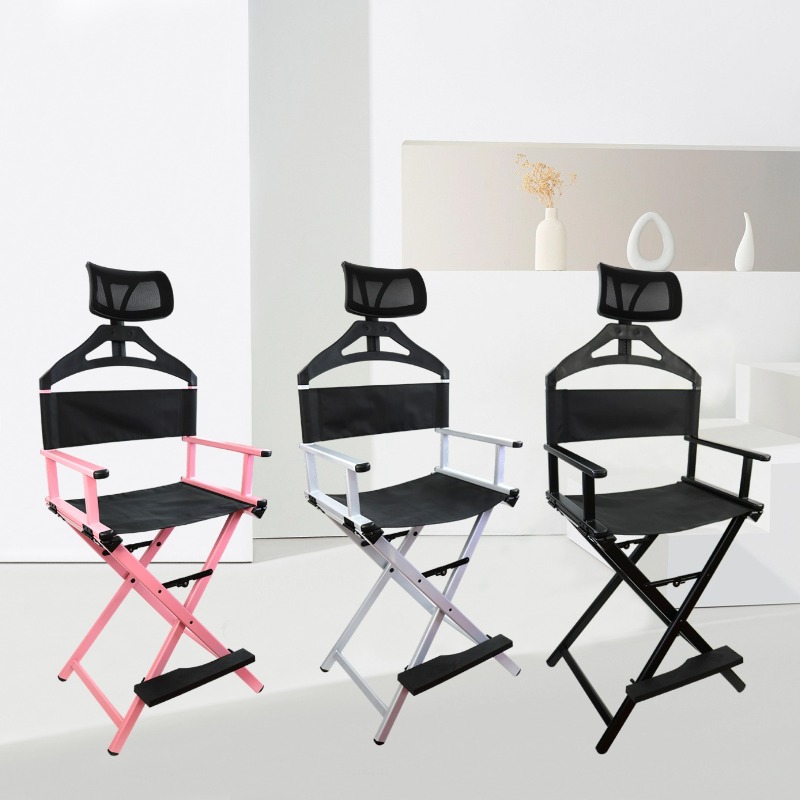 Outdoor Camping High Chair - 휴대용 접이식 높이 조절 감독 의자,