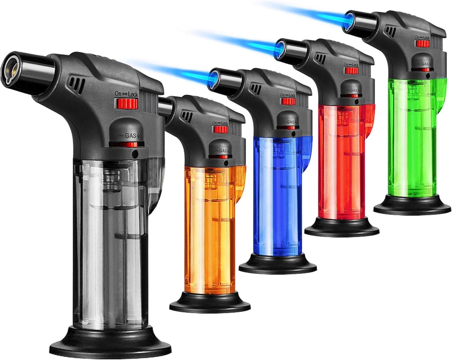 Outdoor Windproof Lighter - 부탄 재충전식 제트 화염 토치 라이터