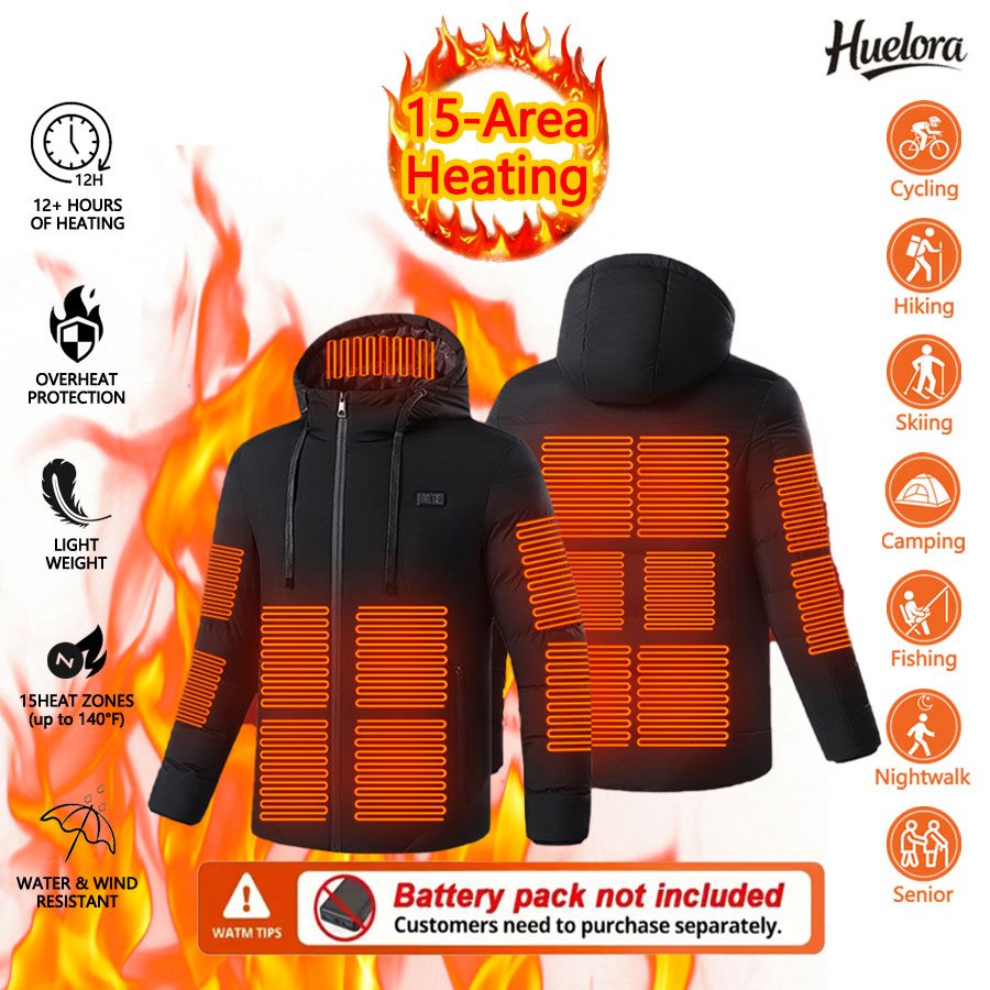 Outdoor Camping Jacket - 후엘로라 11구역 발열 재킷 남성용 아웃도어
