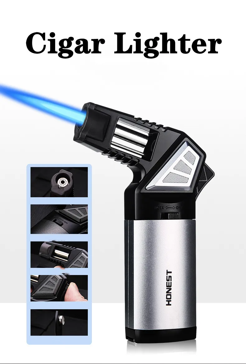 Outdoor Windproof Lighter - 튼튼한 금속 다용도 야외 방풍 부탄