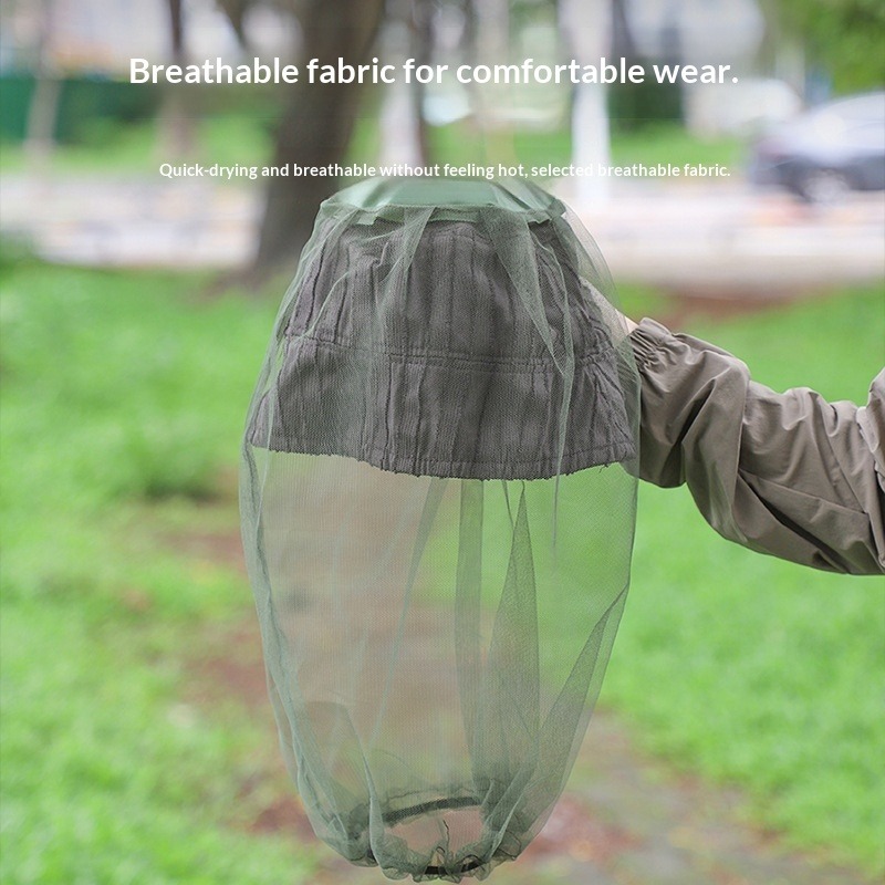 뜨거운 판매 개폐식 모기장 모자 곤충 방지 보호 캡 야 - Outdoor Camping Mosquito Net 리뷰 및 가격