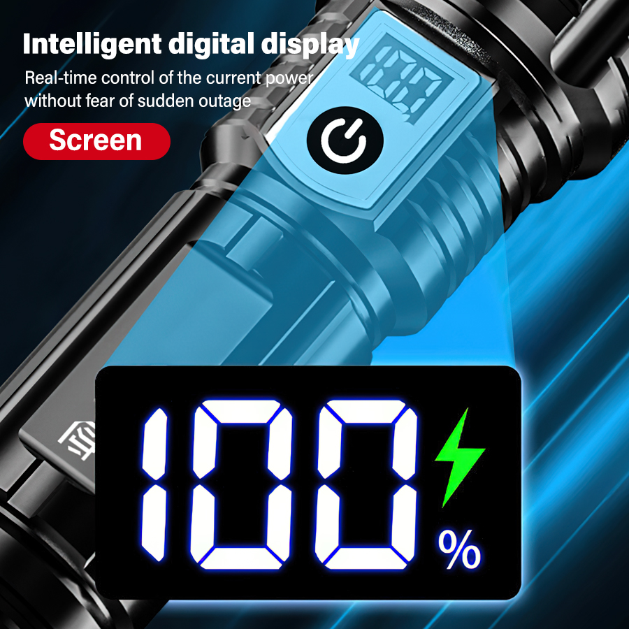 고출력 200000LM LED 손전등 내장 배터리 타입 - Battery Outdoor Camping 리뷰 및 가격