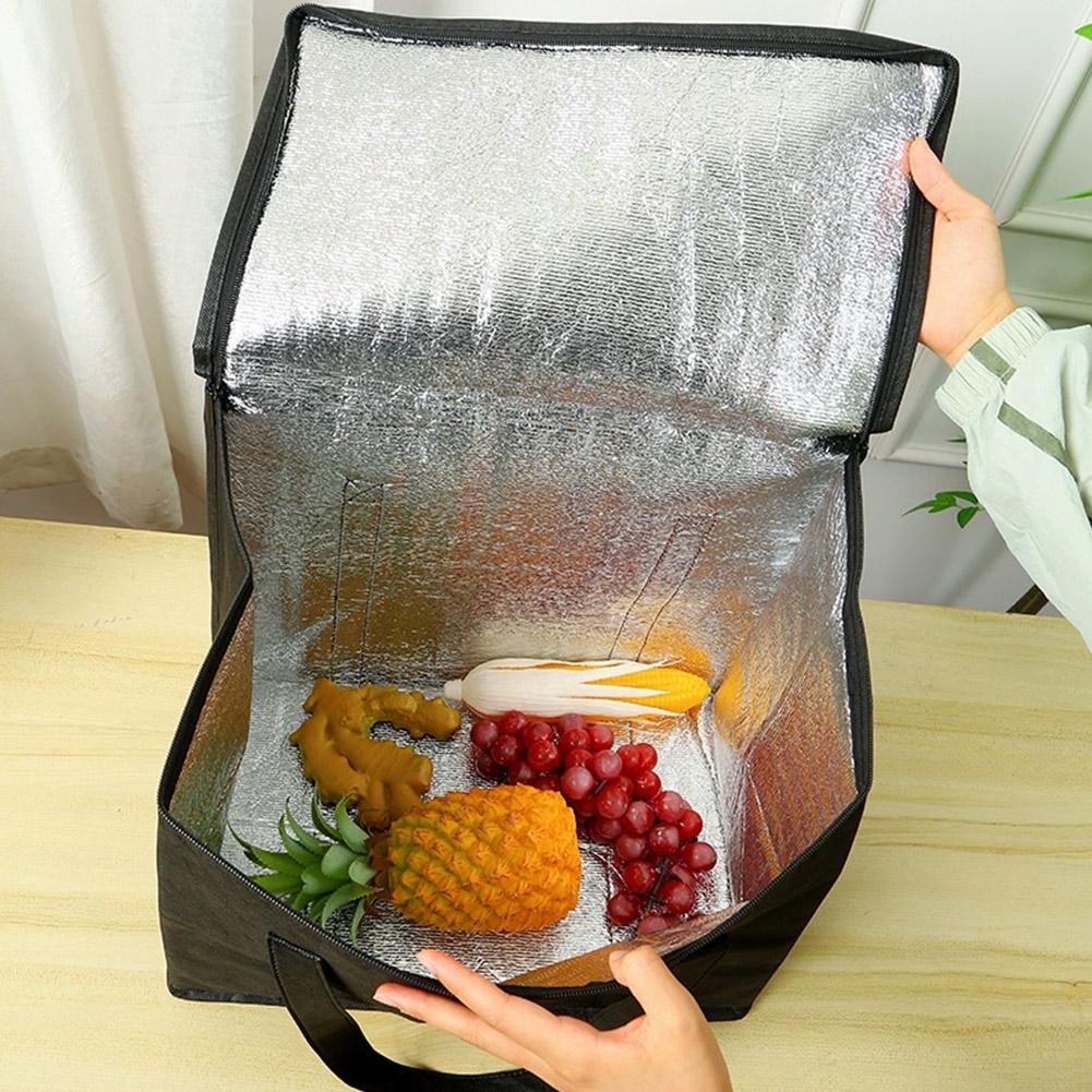 단열 토트백 과일 음식 식사 대용량 보냉 배달 지퍼형  - Outdoor Camping Meals 리뷰 및 가격