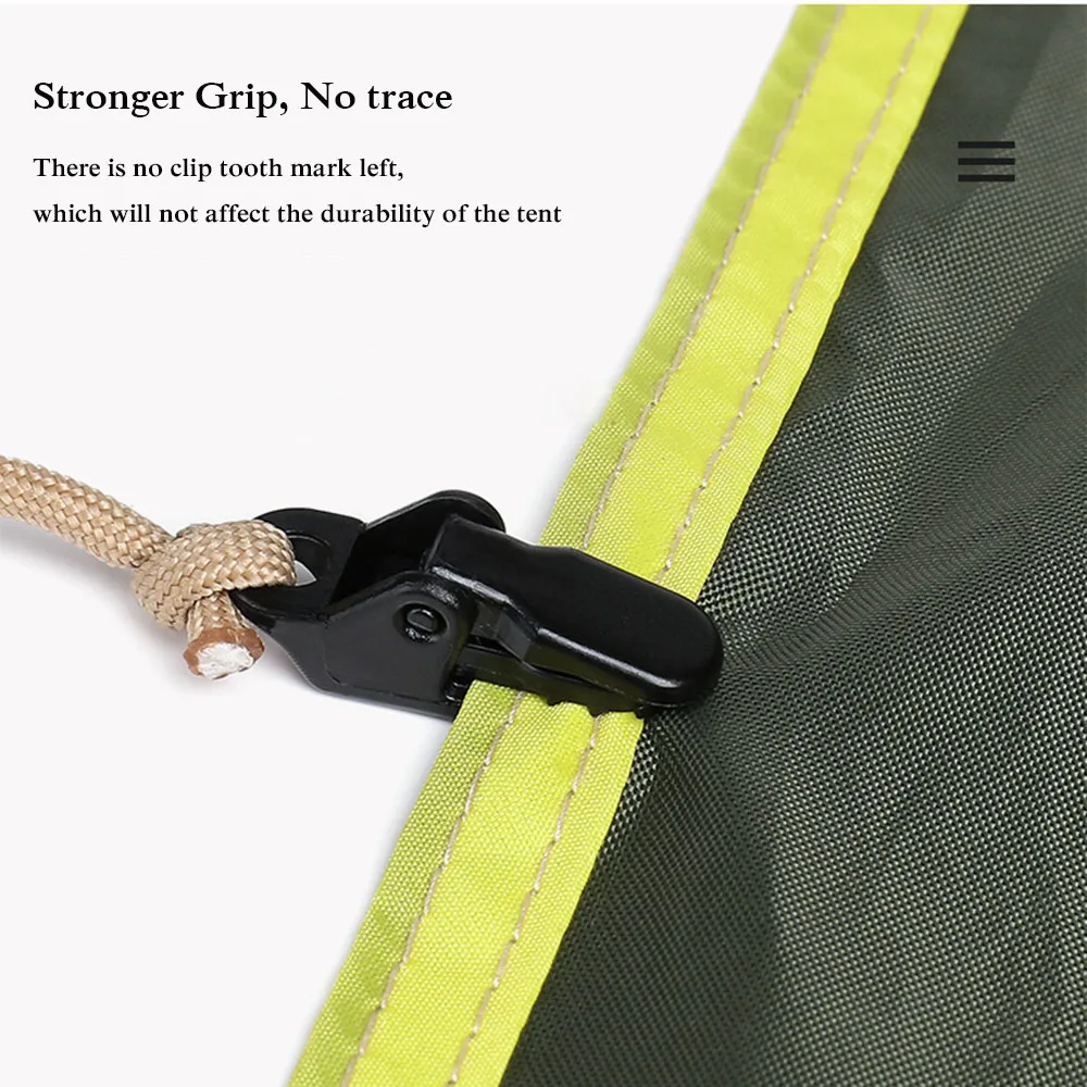 10/15/20 Pcs 어닝 클램프 타프 클립 스냅 행 - Outdoor Camping Tarp 리뷰 및 가격