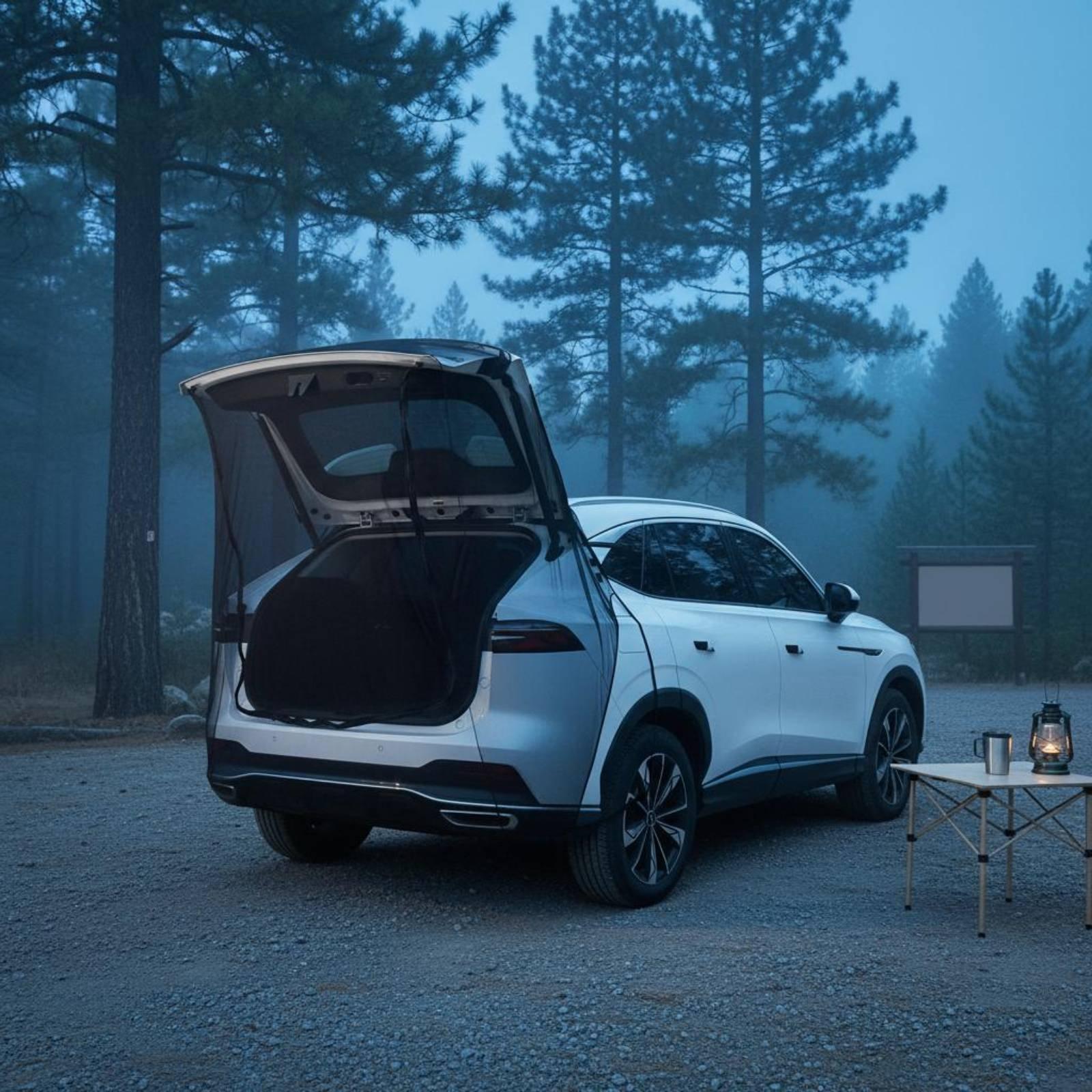 SUV 차량 트렁크 도킹 텐트용 뒷문 메쉬 모기장 테일 - Outdoor Camping Mosquito Net 리뷰 및 가격