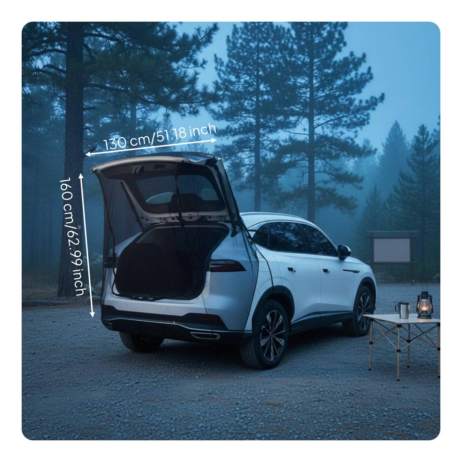 SUV 차량 트렁크 도킹 텐트용 뒷문 메쉬 모기장 테일 - Outdoor Camping Mosquito Net 리뷰 및 가격