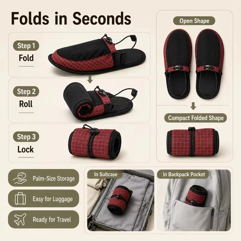 초경량 접이식 야외 캠핑 슬리퍼 남녀 공용 빠른 건조  - Outdoor Camping Slippers 리뷰 및 가격