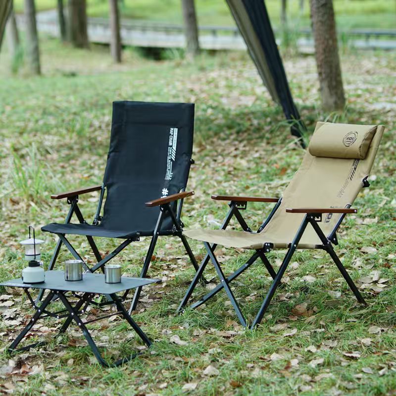 접이식 하이백 비치 캠핑 의자 4단계 조절 가능 철제  - Outdoor Camping High Chair 리뷰 및 가격
