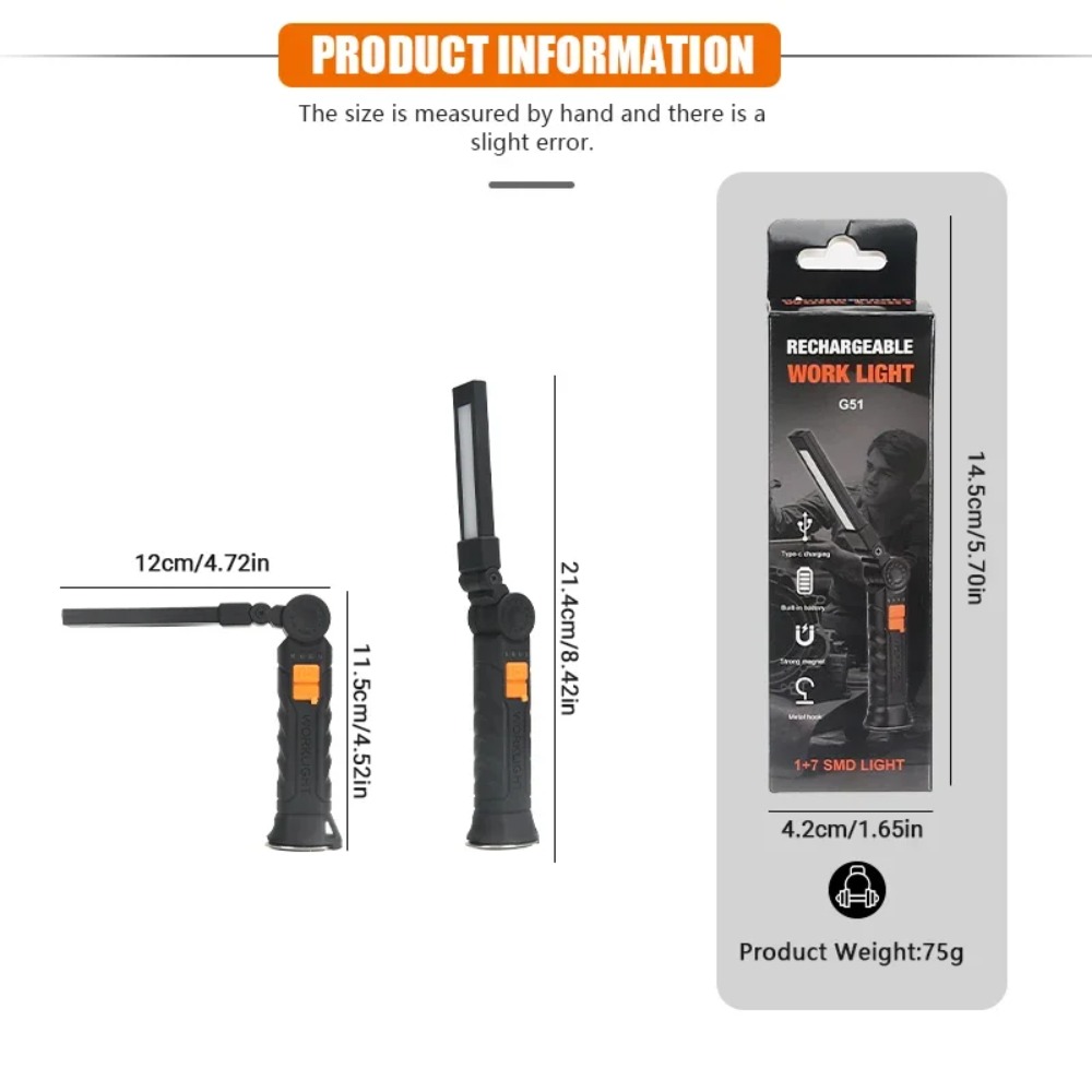야외 캠핑을 위한 내장 배터리가 있는 자기 비상 작업  - Battery Outdoor Camping 리뷰 및 가격