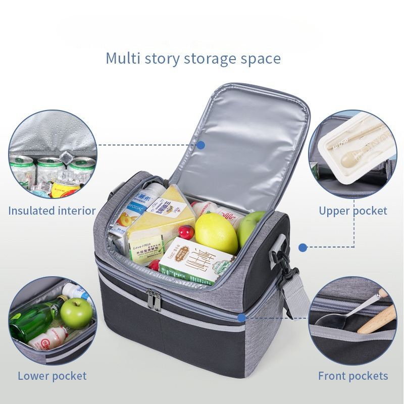 남성용 도시락 가방, 야외용 헤비듀티 도시락 가방, 작 - Outdoor Camping Meals 리뷰 및 가격
