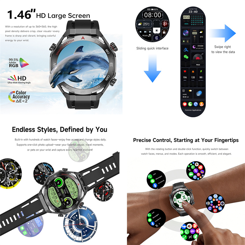 새로운 Watch6 UItra GPS 아웃도어 스마트워 - Outdoor Camping Japan 리뷰 및 가격