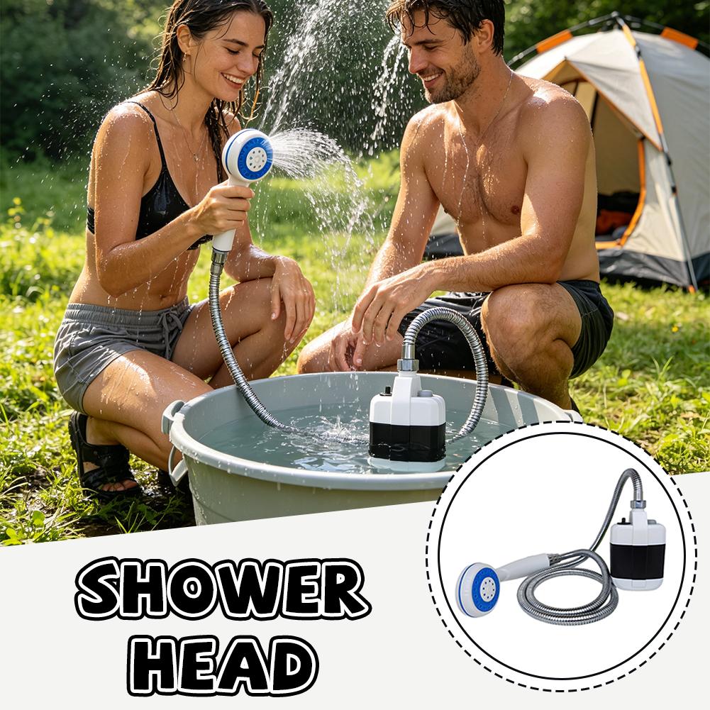 USB 충전식 휴대용 전기 샤워 펌프, 야외 캠핑 여행 - Outdoor Camping Carpet 리뷰 및 가격