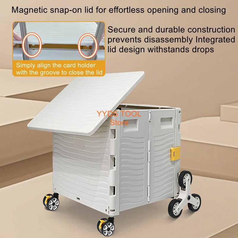야외 캠핑 접이식 쇼핑 카트 가정용 휴대용 배달 카트  - Outdoor Camping Storage Box 리뷰 및 가격