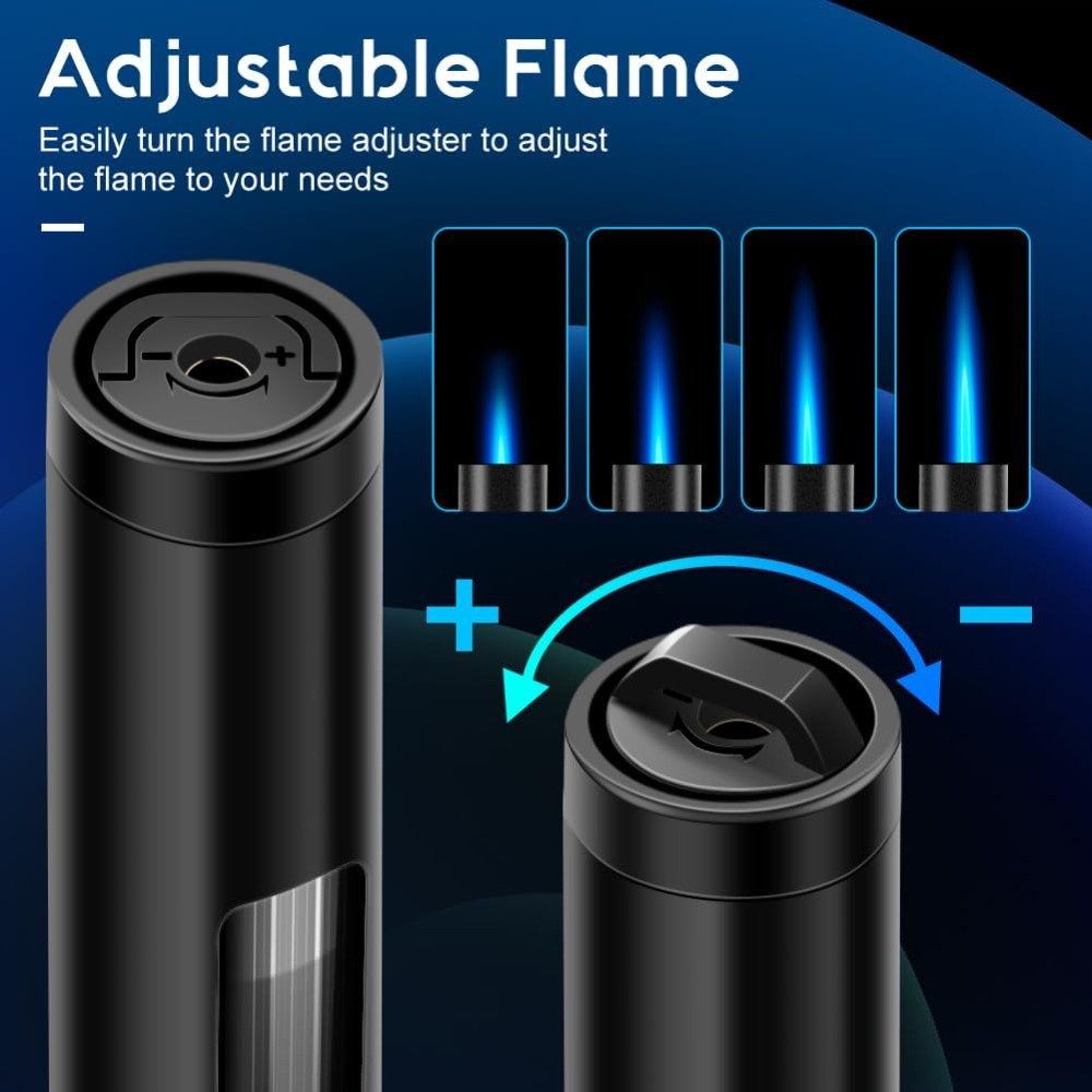 2팩 리필 가능 방풍 토치 라이터, 캠핑 바베큐 양초용 - Outdoor Windproof Lighter 리뷰 및 가격
