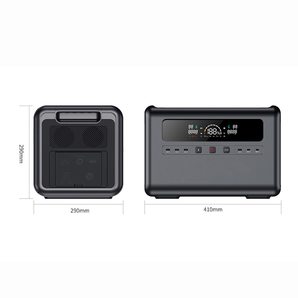2400W 태양광 발전기, 가정용 비상 전원 및 야외  - Portable Power Station 리뷰 및 가격