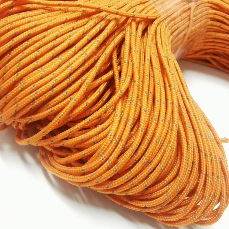 오렌지색 직경 2mm 반사 파라코드, 3가닥 파라코드  - Outdoor Camping Extension Cord 리뷰 및 가격