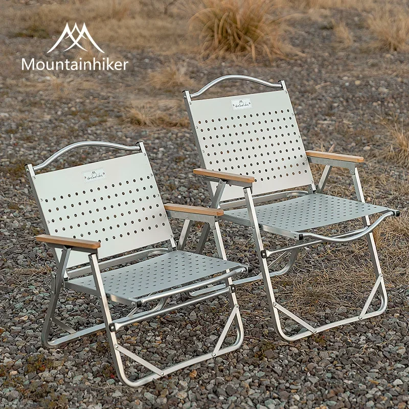 MOUNTAINHIKER 캠핑 의자 휴대용 접이식 커밋 - Outdoor Camping High Chair 리뷰 및 가격