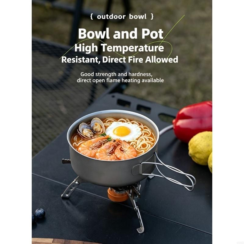 배낭여행 식사를 위한 와이어 손잡이가 있는 금속 캠프  - Outdoor Camping Meals 리뷰 및 가격