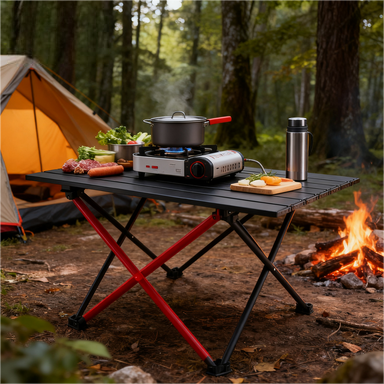 신제품 초광폭 대형 휴대용 접이식 테이블 그룹 캠핑 식 - Outdoor Camping Meals 리뷰 및 가격