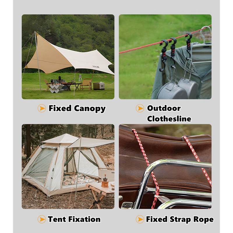 6mm 초경량 텐트 코드 캠핑 로프 알루미늄 조절기 텐 - Outdoor Camping Tarp 리뷰 및 가격