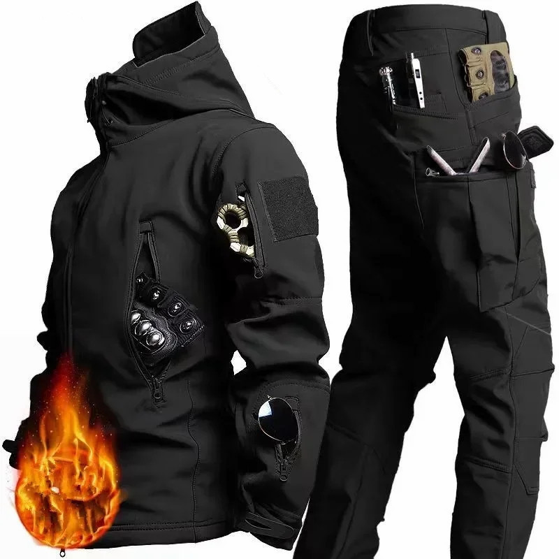 남성용 겨울 가을 플리스 재킷 전술 방수복 야외 낚시  - Outdoor Camping Jacket 리뷰 및 가격