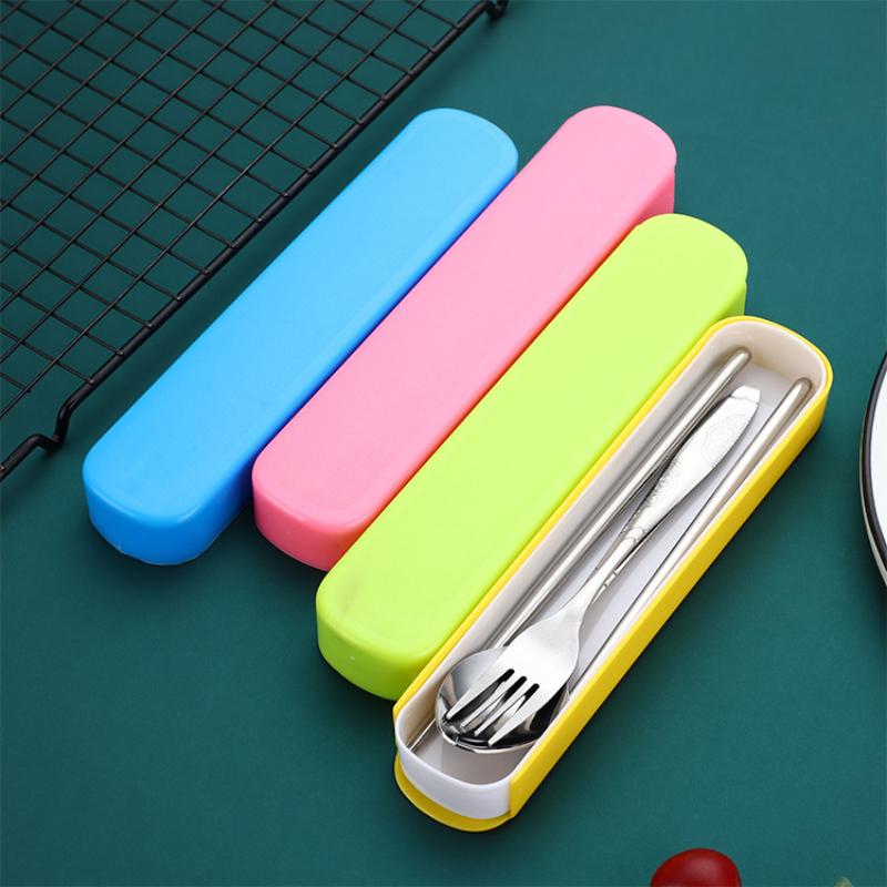 안전한 케이스가 포함된 여행용 스테인리스 식기 세트,  - Outdoor Camping Meals 리뷰 및 가격