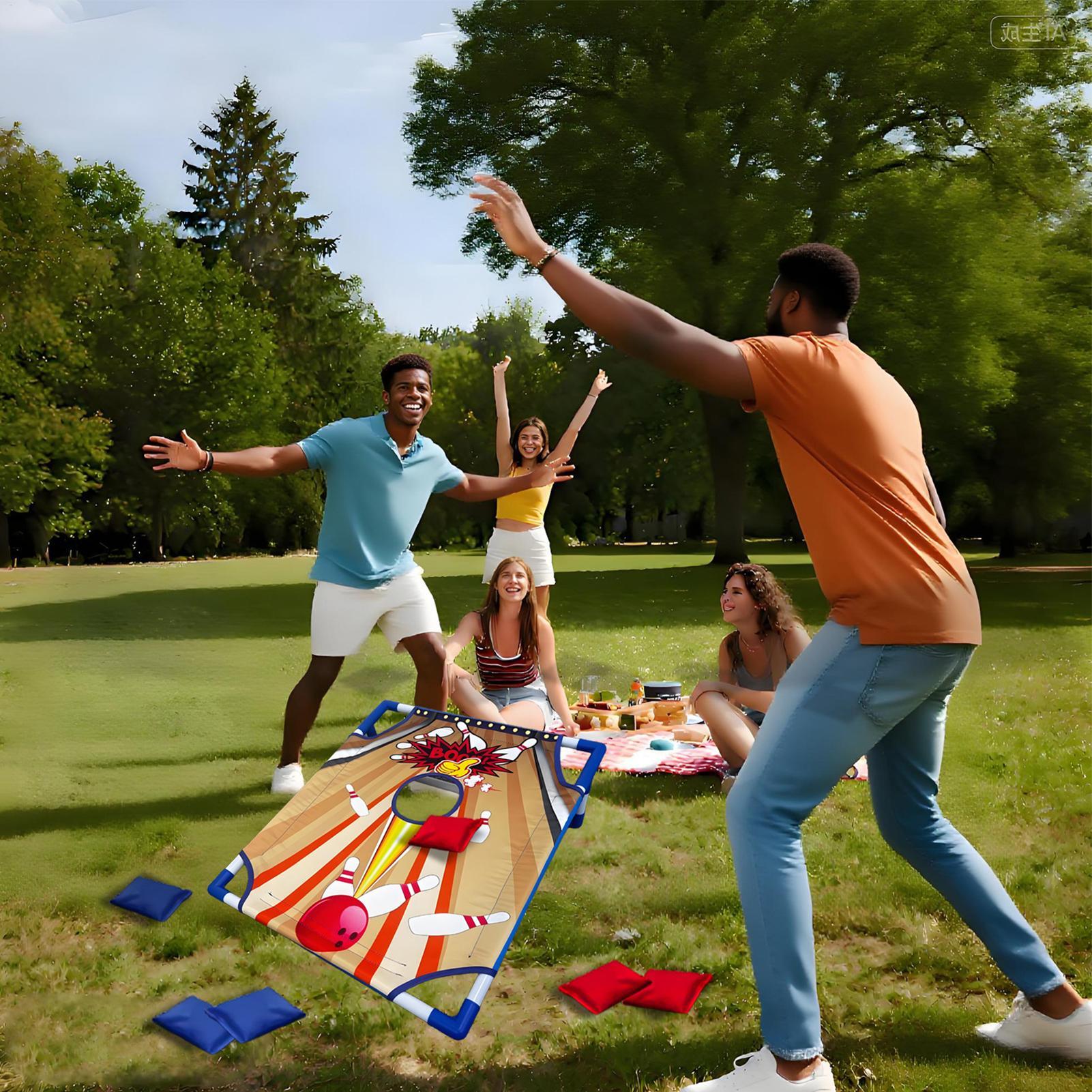 어린이를 위한 콩주머니 던지기 게임, 접이식 방수 캠핑 - Outdoor Camping Games For Adults 리뷰 및 가격