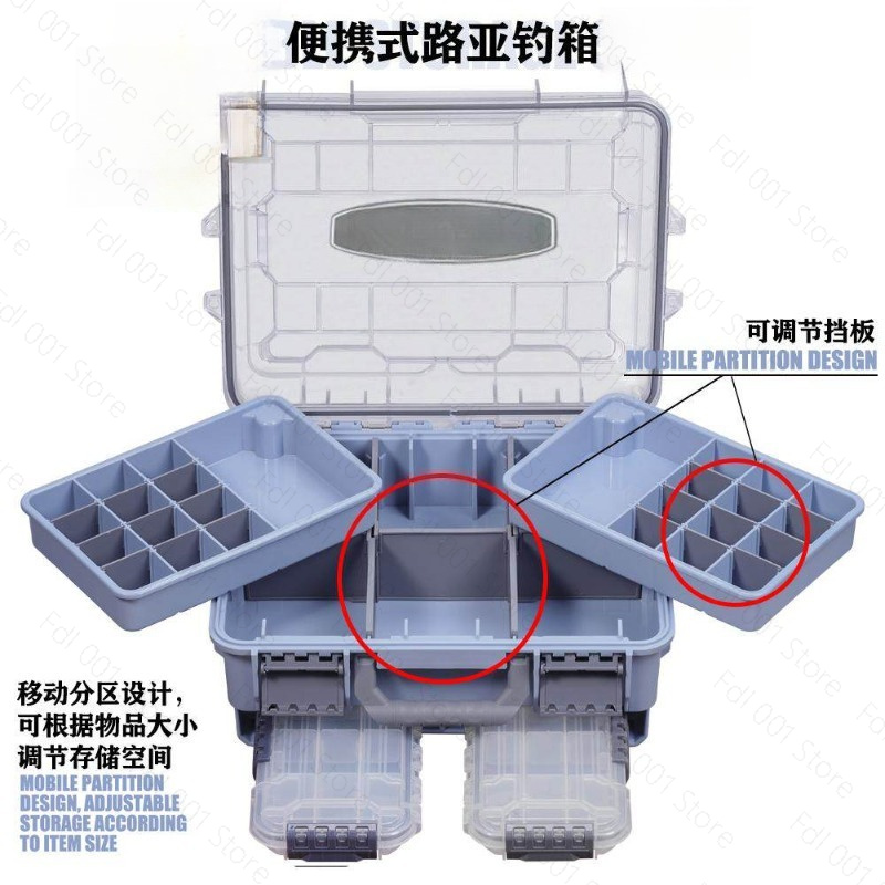 낚시 도구 상자 대용량 휴대용 다기능 방수 미끼 액세서 - Outdoor Camping Storage Box 리뷰 및 가격