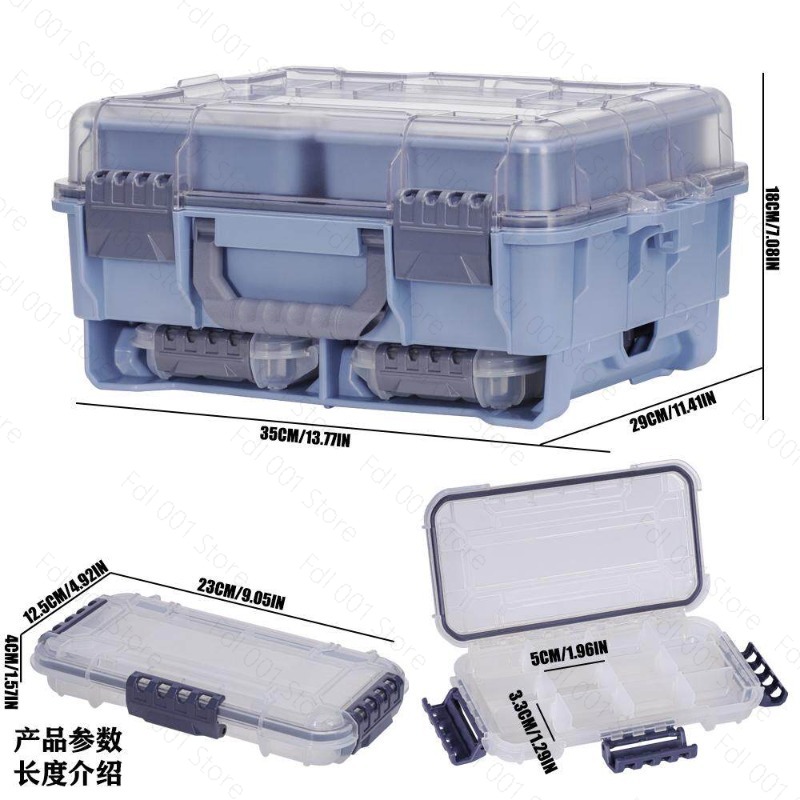 낚시 도구 상자 대용량 휴대용 다기능 방수 미끼 액세서 - Outdoor Camping Storage Box 리뷰 및 가격