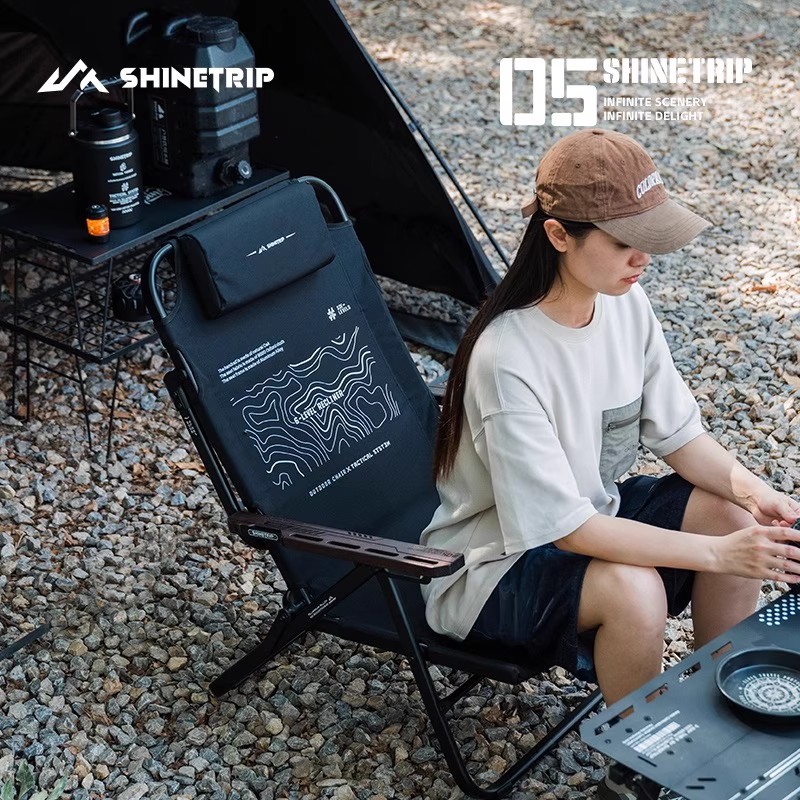 샤인트립 야외 접이식 라운지 의자 휴대용 캠핑 의자 높 - Outdoor Camping High Chair 리뷰 및 가격
