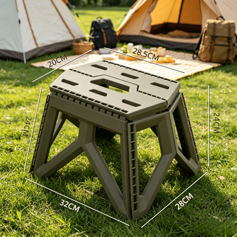 휴대용 접이식 야외 스툴, 고하중 내구성 있는 낚시,  - Outdoor Camping High Chair 리뷰 및 가격