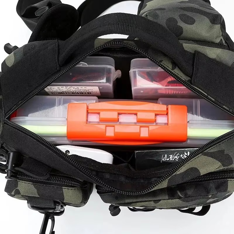 야외 전술 캠핑 등산 허리 슬링백 크로스바디 낚시 용품 - Outdoor Camping Storage Box 리뷰 및 가격