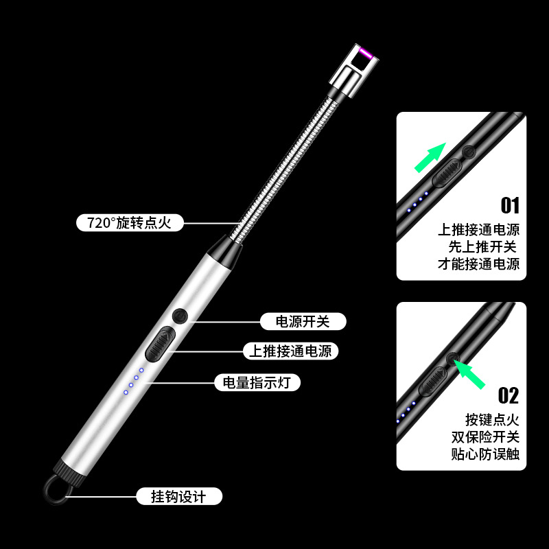 크리 에이 티브 전기 고독한 전자 펄스 점화 가정용 주 - Outdoor Windproof Lighter 리뷰 및 가격