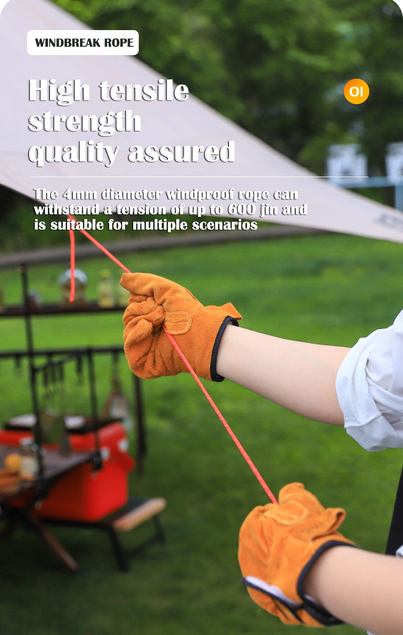 텐트 로프 4mm 반사 코드 가이라인 야외 캠핑 가이라 - Outdoor Camping Tarp 리뷰 및 가격
