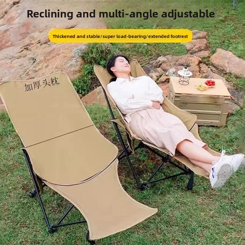 4개의 조절 가능한 다리 받침대가 있는 문체어, 캠핑용 - Outdoor Camping High Chair 리뷰 및 가격