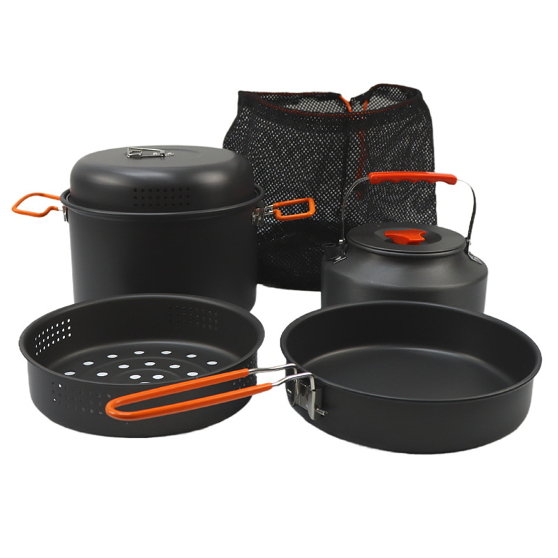 야외 조리기구 세트, 캠핑 요리 냄비 주전자, 스티머  - Outdoor Camping Kettle 리뷰 및 가격