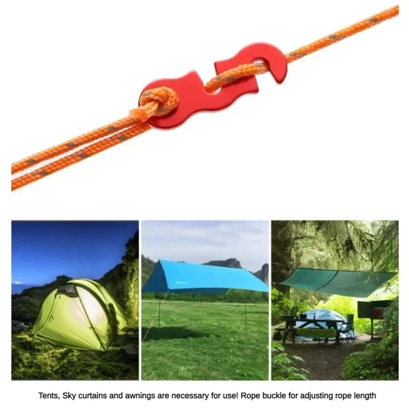트리플 아이 S형 텐트 윈드 로프 조절기 알루미늄 가이 - Outdoor Camping Extension Cord 리뷰 및 가격