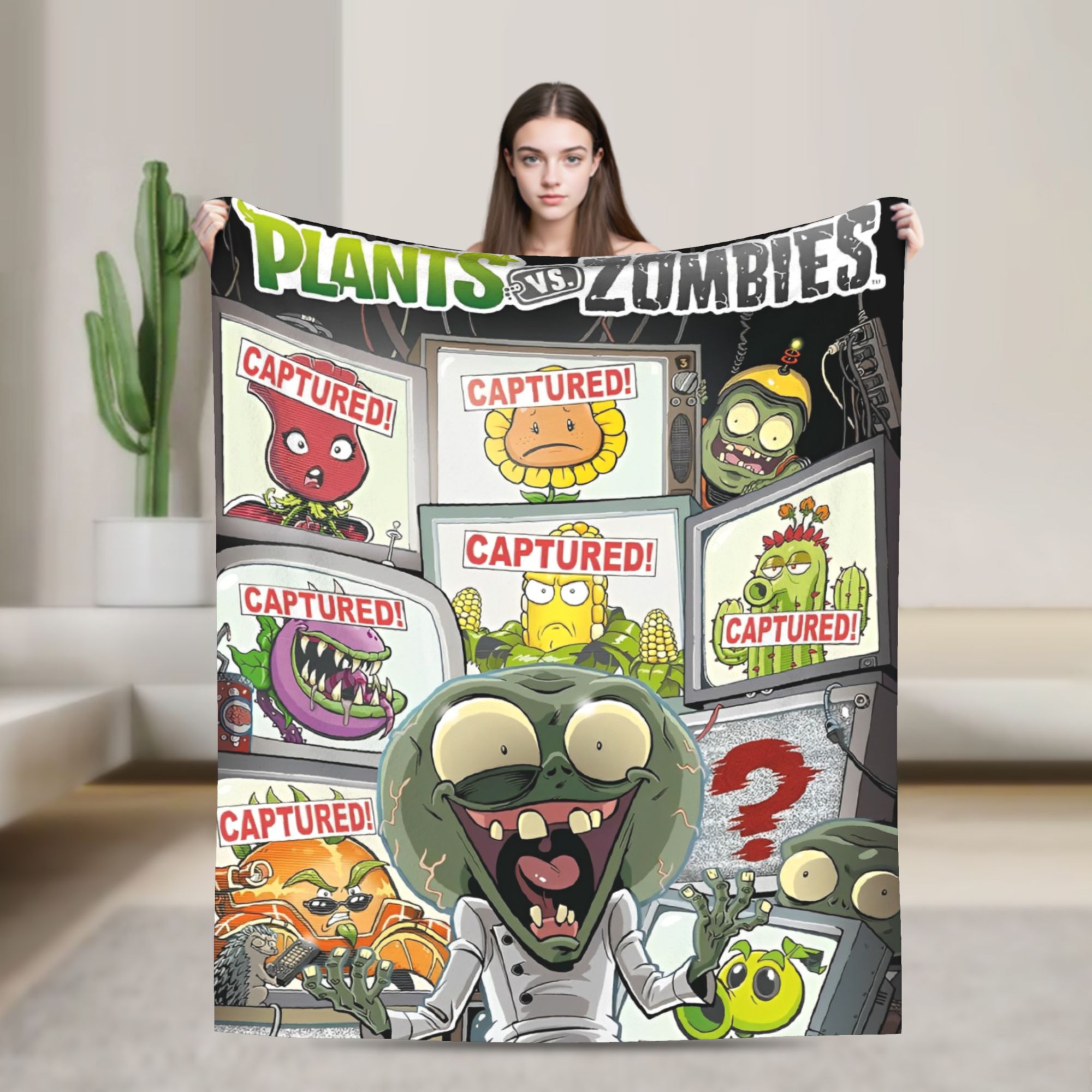 게임 P-Plants-vs-Zombie 플란넬 담요 야 - Outdoor Camping Games For Adults 리뷰 및 가격