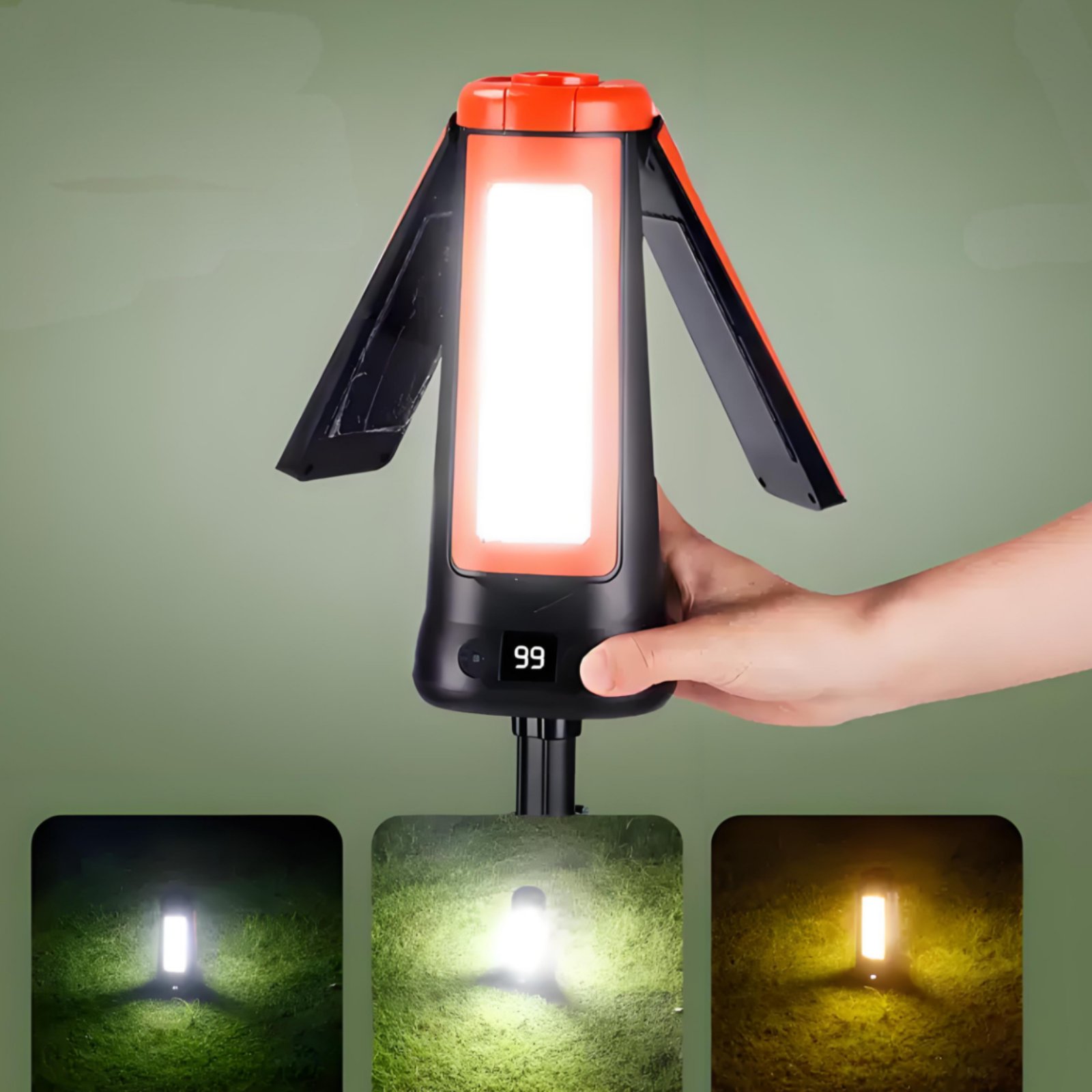 텔레스코픽 텐트 램프 높이 조절 가능 휴대용 캠핑 램프 - Battery Outdoor Camping 리뷰 및 가격